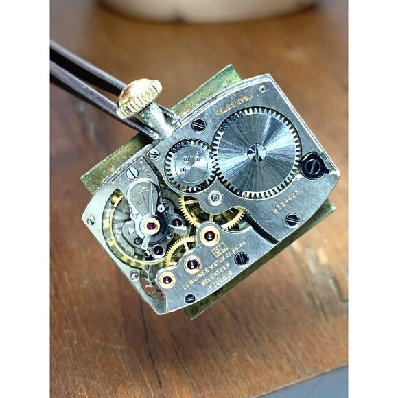 Longines Men's Watch 1940'S Vintage 9L Swiss Manual Wind Rectangular 10k GF Case - Picture 7 of 15